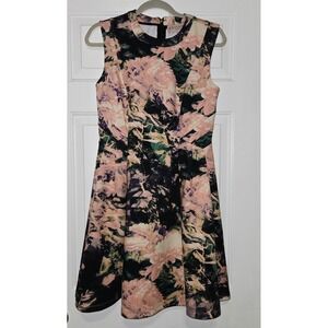Philosophy Dresses Floral Print Y2K Sleeveless Fit & Flare‎ Dress Size 6